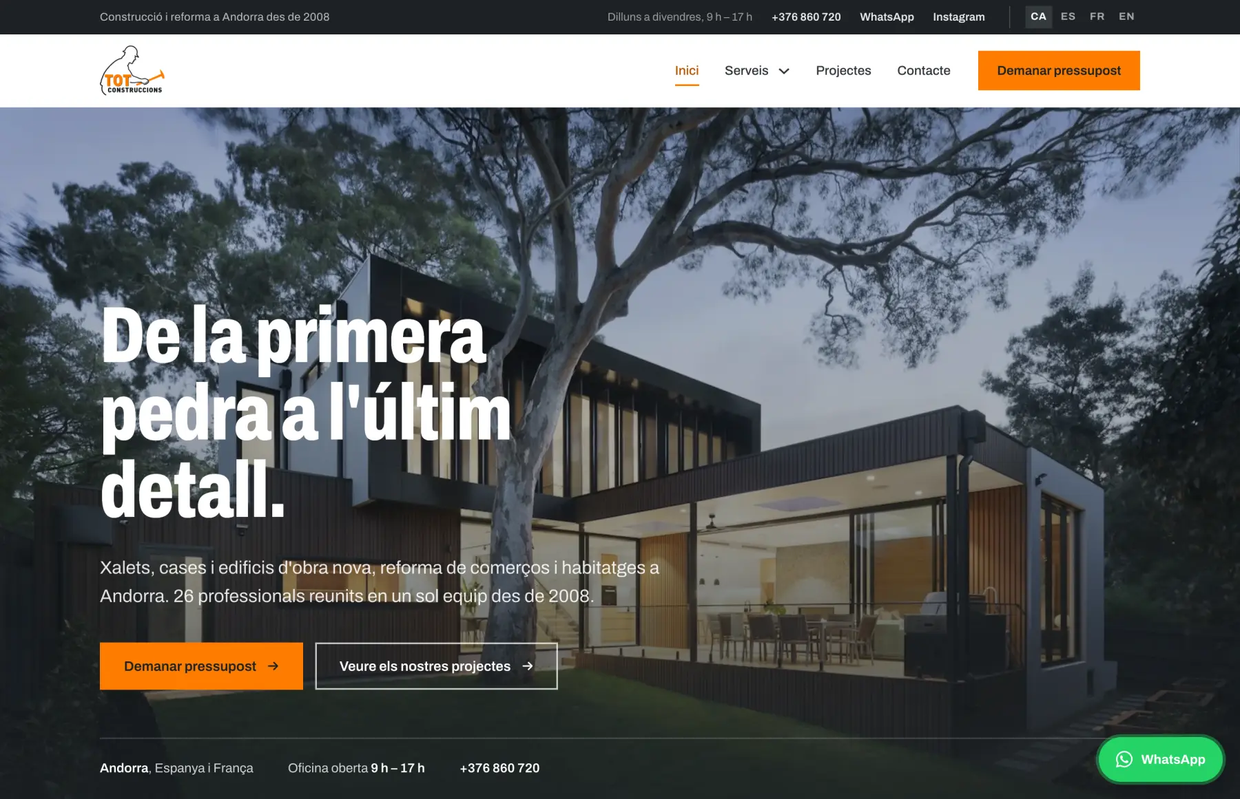 Projecte d’HTMC: Tot Construccions